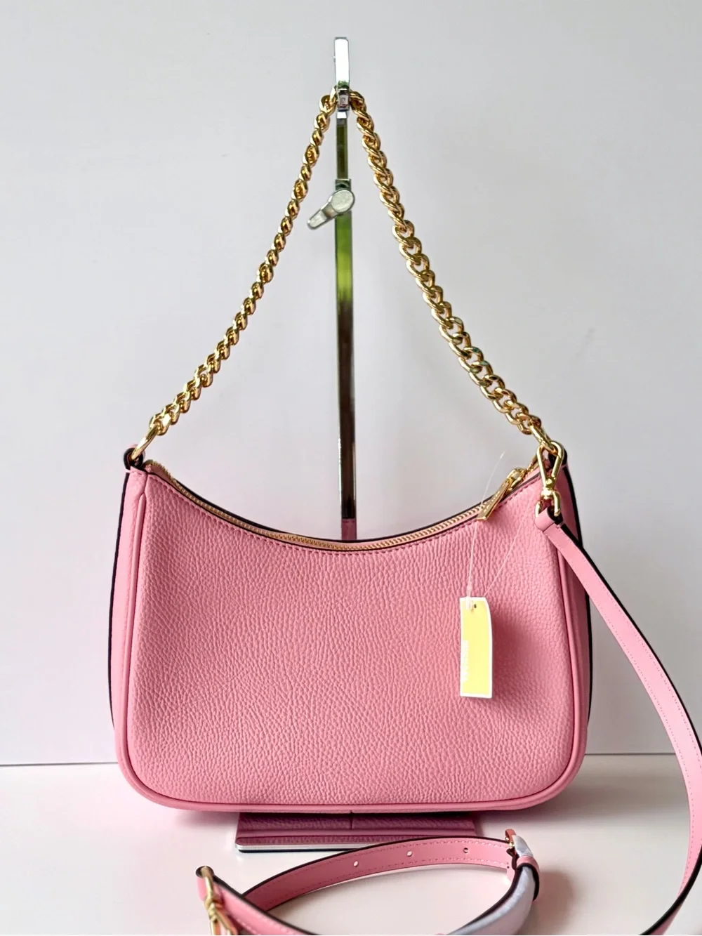 Michael Kors Jet Set Travel Large Embellished Convertible Crossbody Shoulder Bag - Picture 3 of 15